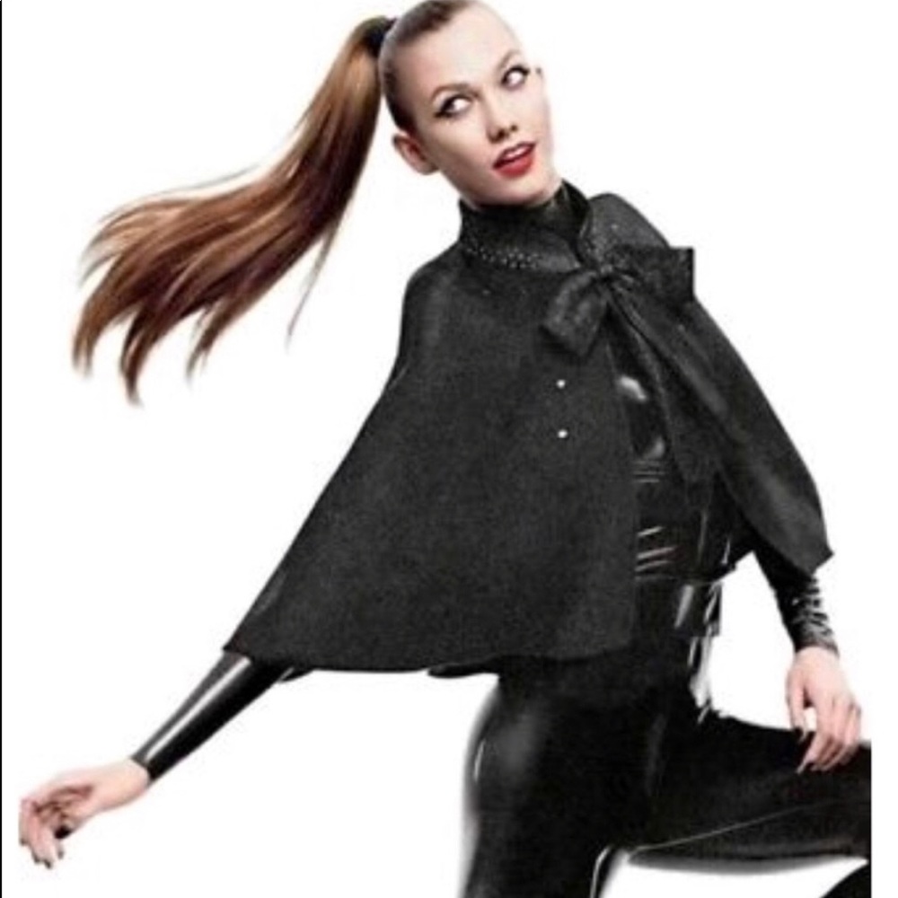 Neiman Marcus Wool Cape